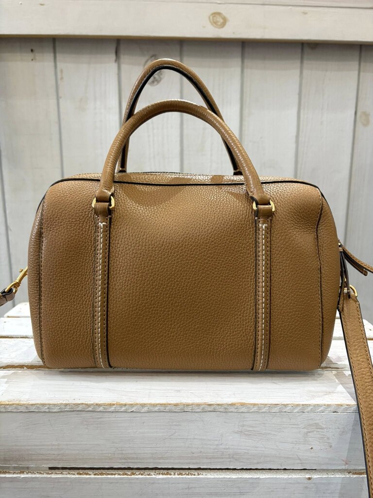 Tory Burch Thea Pebble Leather Small Satchel