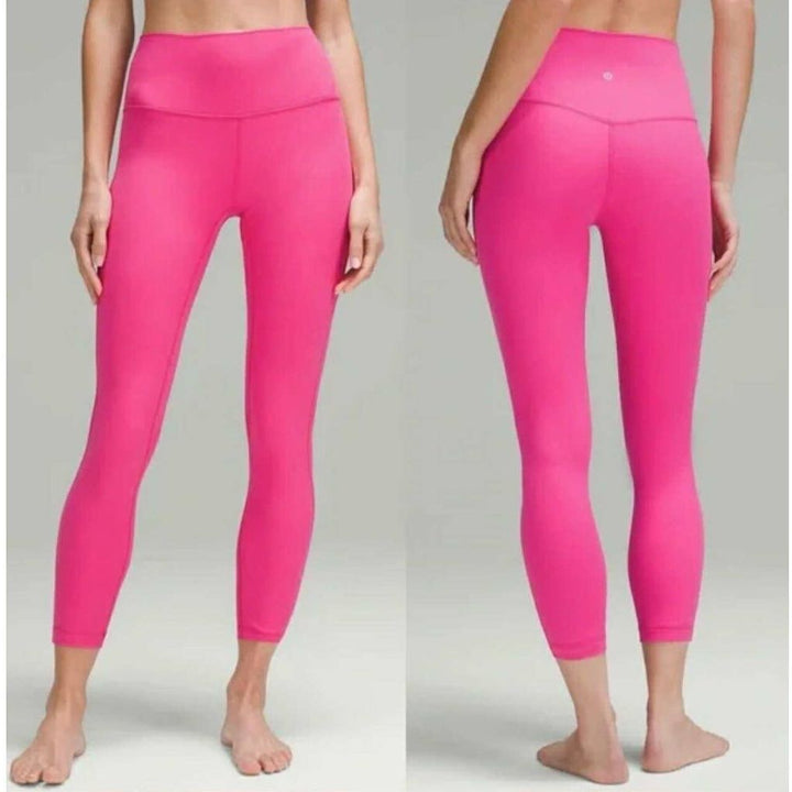 Lululemon Align HR Pant 25" in Sonic Pink - Size 4