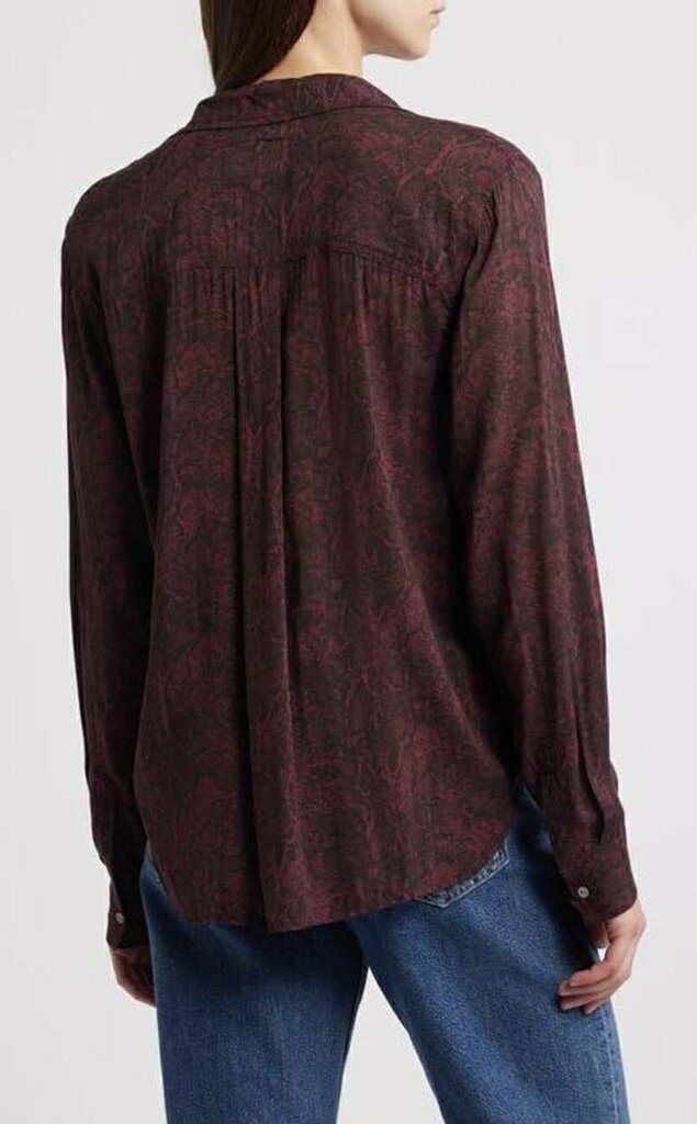 Rails Josephine Snakeskin Print Button Up - Size Medium