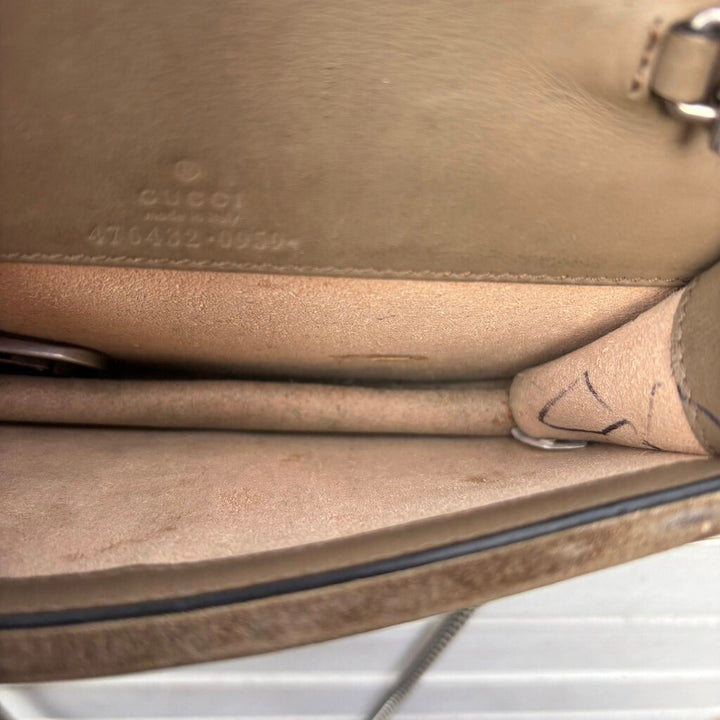Gucci Dionysus GG Supreme Super Mini Crossbody