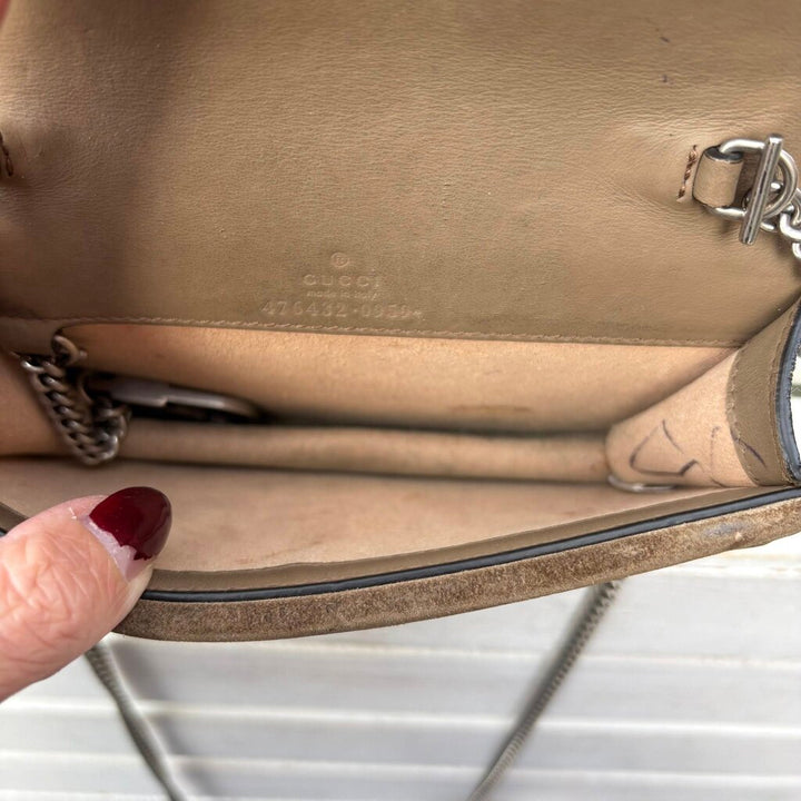 Gucci Dionysus GG Supreme Super Mini Crossbody