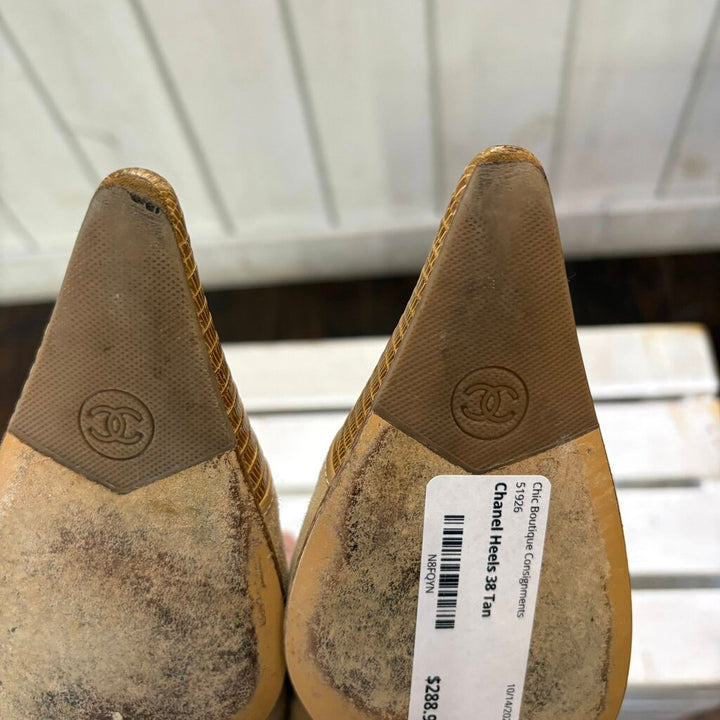 Chanel Vintage Suede Heels - Size 38