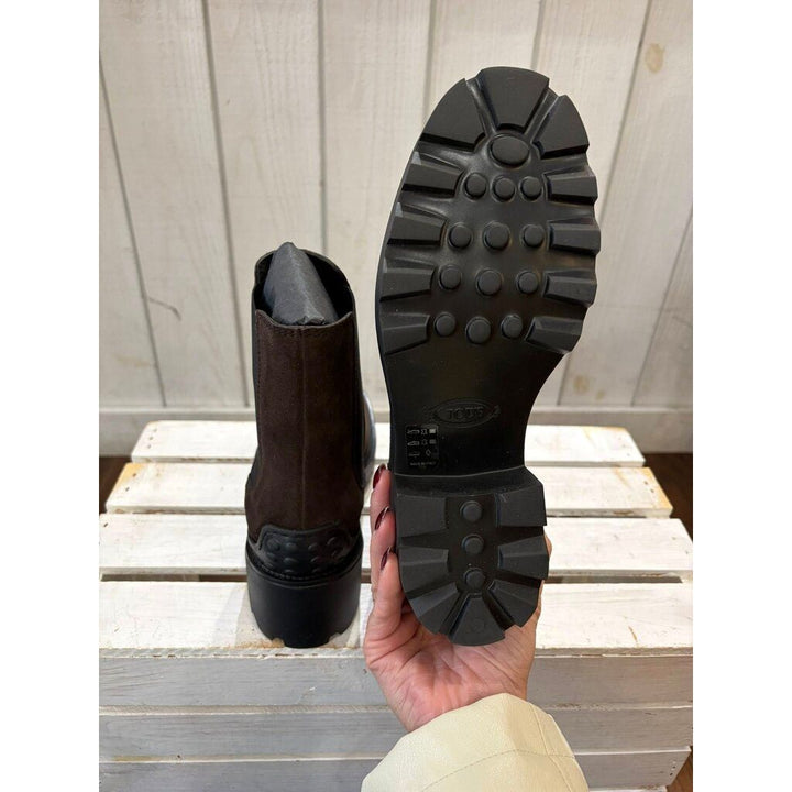 Tod's NWT Suede Slip On Booties in Palissan - Size 8 (Retails for $1,045)