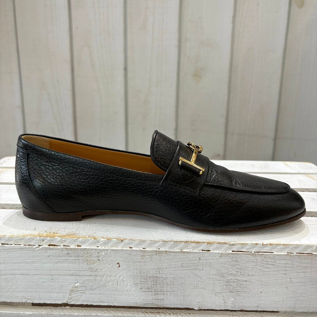 Tod's T Ring Loafer Flats - Size 37.5