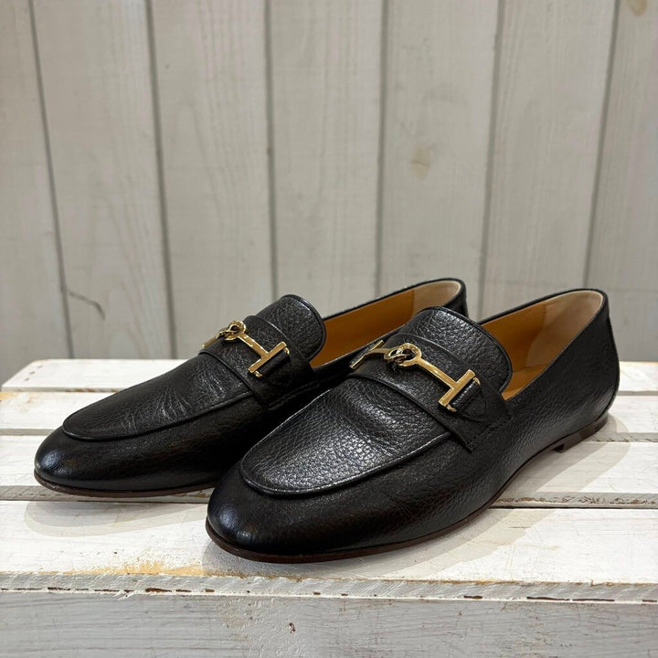 Tod's T Ring Loafer Flats - Size 37.5