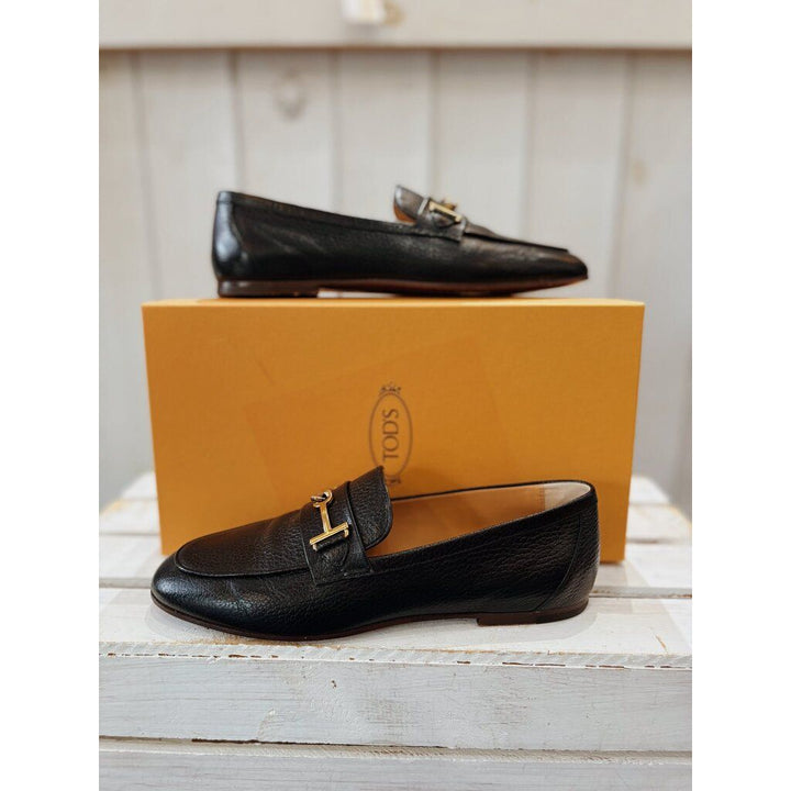 Tod's T Ring Loafer Flats - Size 37.5