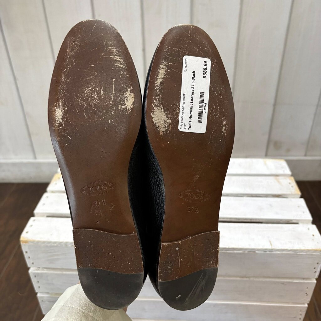 Tod's T Ring Loafer Flats - Size 37.5
