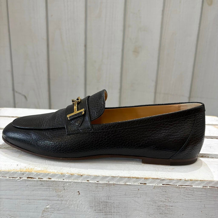 Tod's T Ring Loafer Flats - Size 37.5