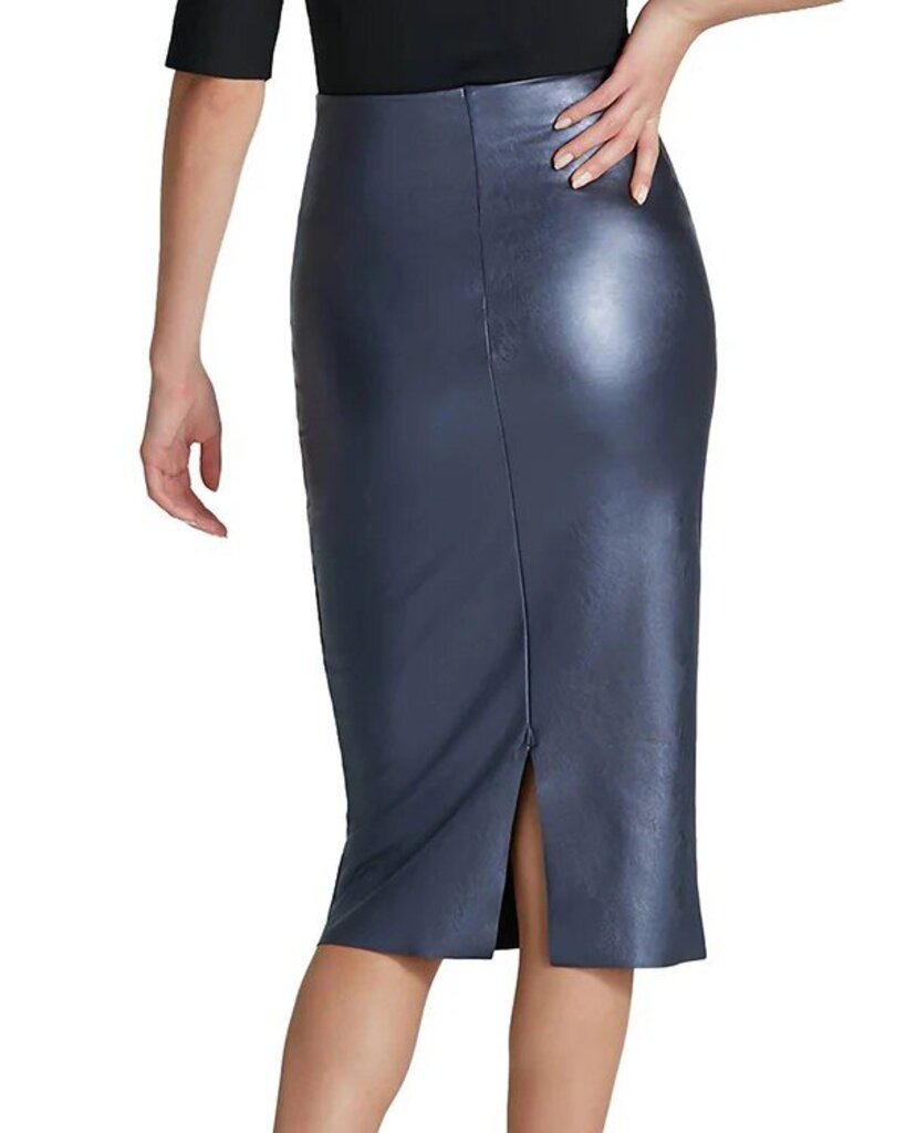Commando Faux Leather Pencil Skirt - Size Large