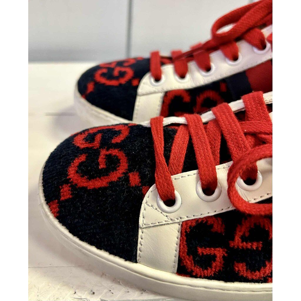 Gucci Ace Velvet GG Sneakers (Retails for $400) - Size 36.5