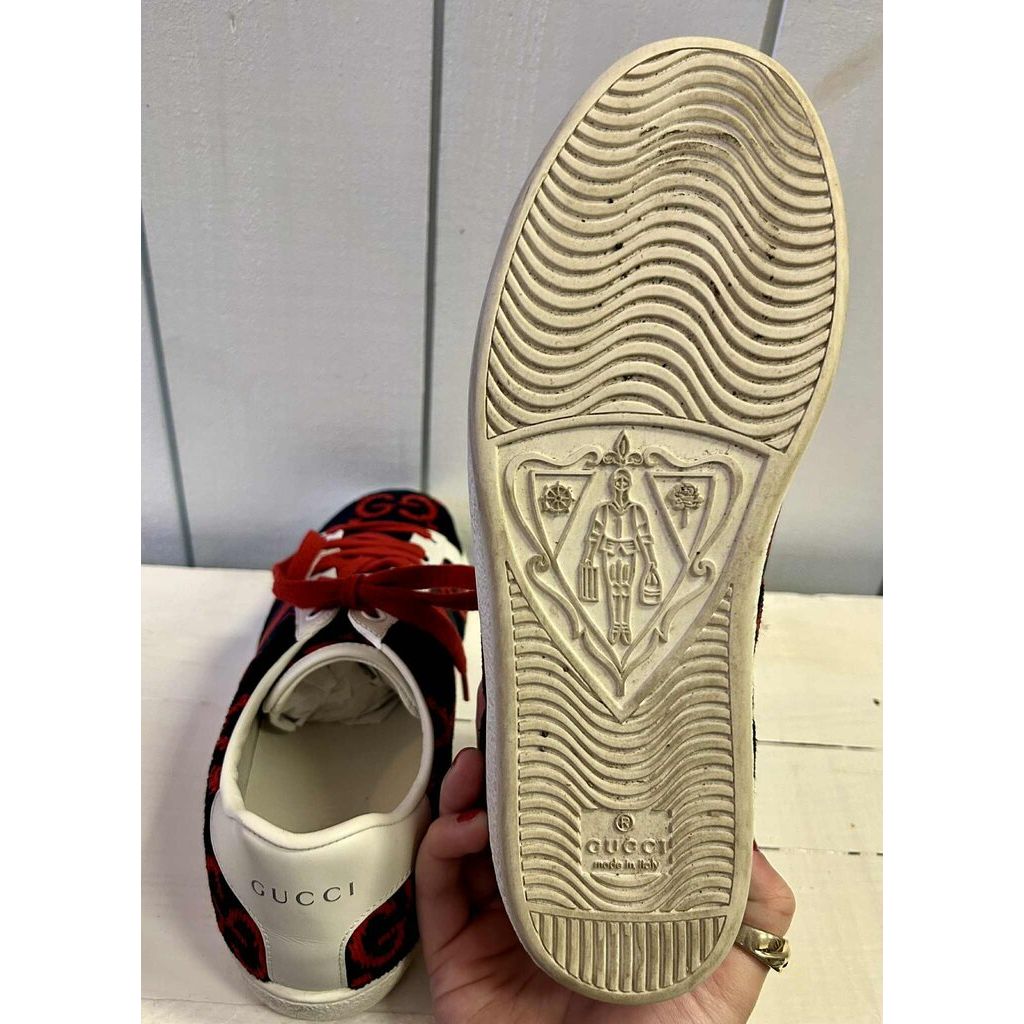 Gucci Ace Velvet GG Sneakers (Retails for $400) - Size 36.5