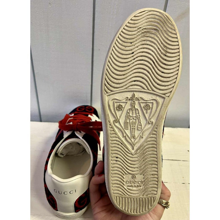 Gucci Ace Velvet GG Sneakers (Retails for $400) - Size 36.5