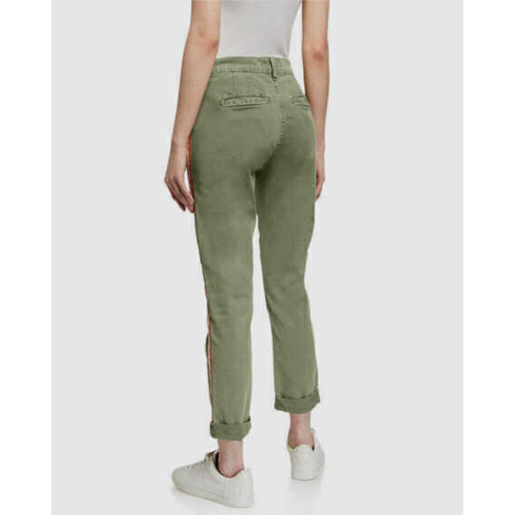 Frame NWT Mid Rise-Stretch Slim Straight Side Stripe Jeans - Size 28