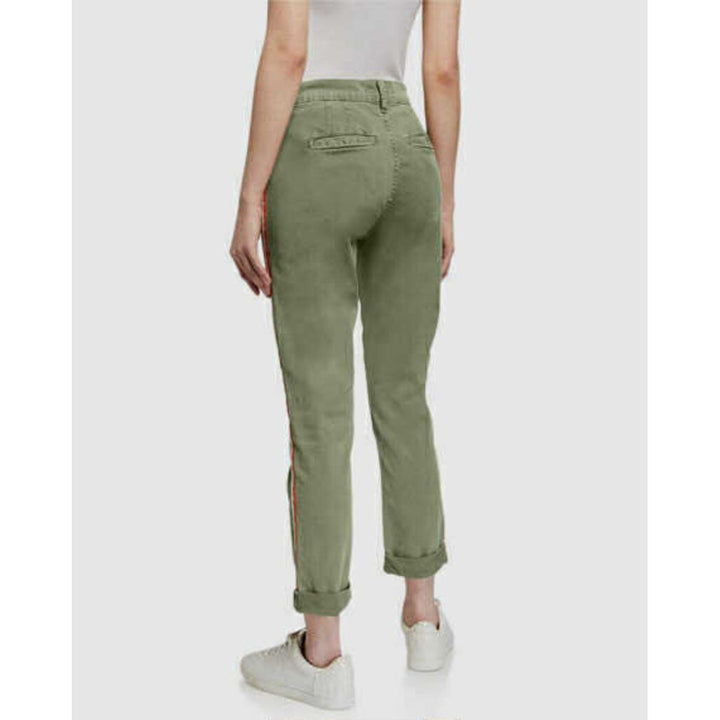 Frame NWT Mid Rise-Stretch Slim Straight Side Stripe Jeans - Size 28