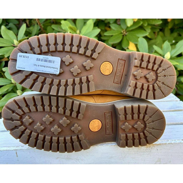 Womens Timberland 14" Premium Waterproof Boot in Wheat - Size 8