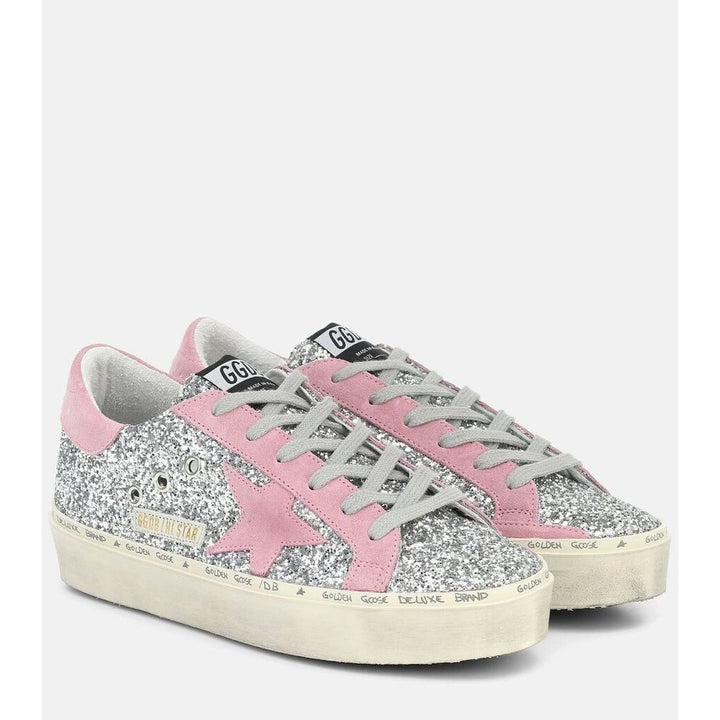 Golden Goose Hi Star Glitter Sneakers - Size 37 (Retails for $605)