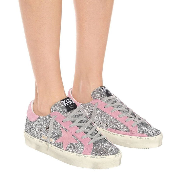 Golden Goose Hi Star Glitter Sneakers - Size 37 (Retails for $605)