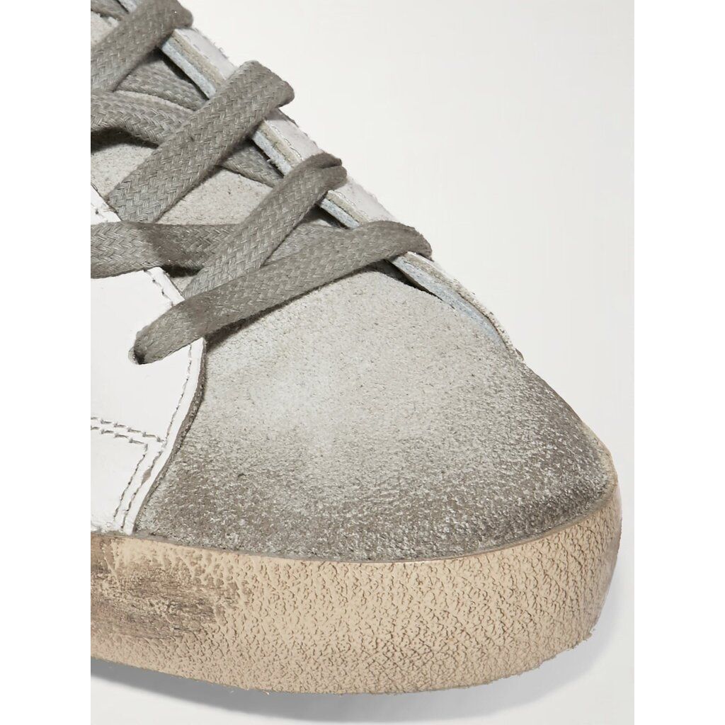 Golden Goose Superstar Distressed Leopard Print Sneakers - Size 37 (Retails for $625)
