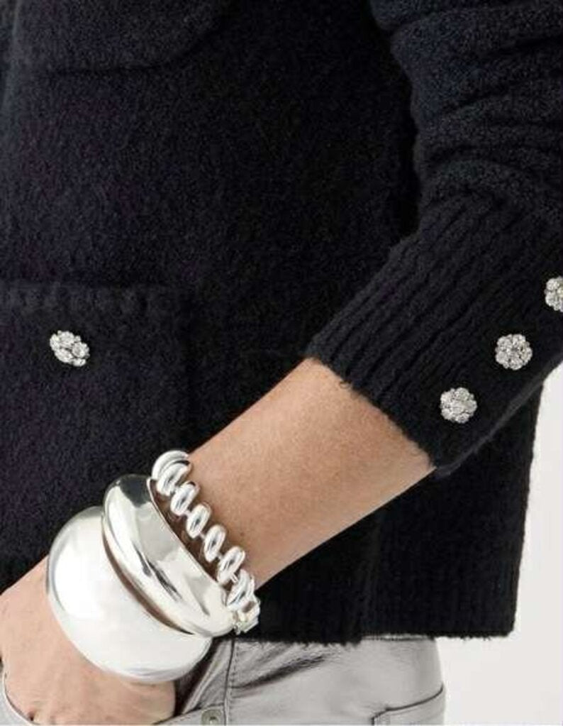 J Crew Odette Sweater Lady Cardi With Jewel - Size XXS