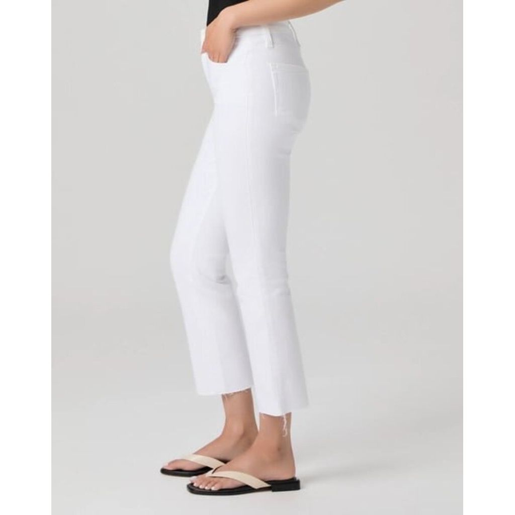 Paige Cindy Crop Straight Jean - Size 27 (Retails $199)