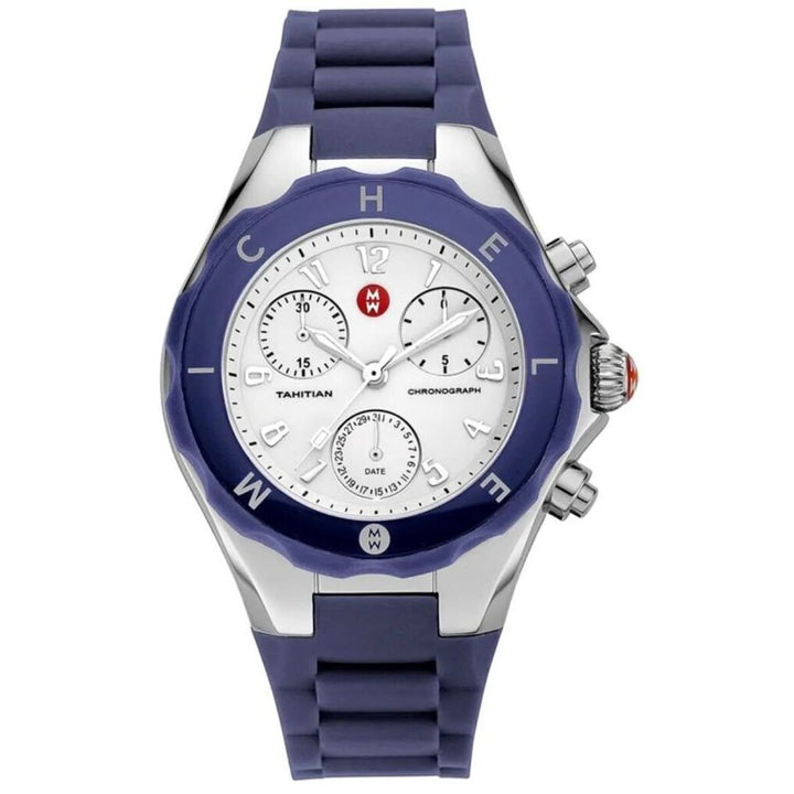 Michele Tahitian Jelly Bean Watch in Navy