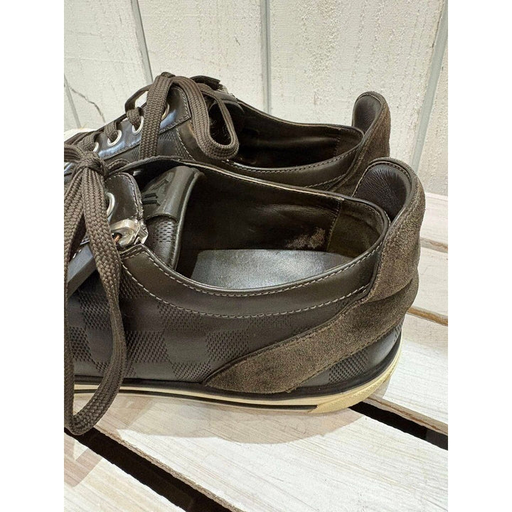 Louis Vuitton Men’s Damier Adventure Low Top Sneakers - Size Men's 6.5