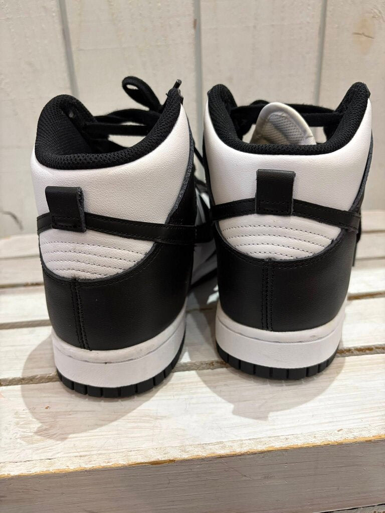 Nike High Top Panda Dunks - Size 8.5