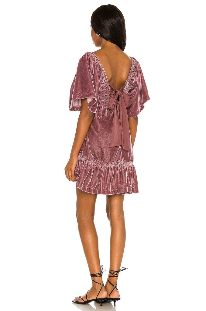 Free People Easy To Love Mini Dress in Dried Currant - Size XS (Retails for $168)