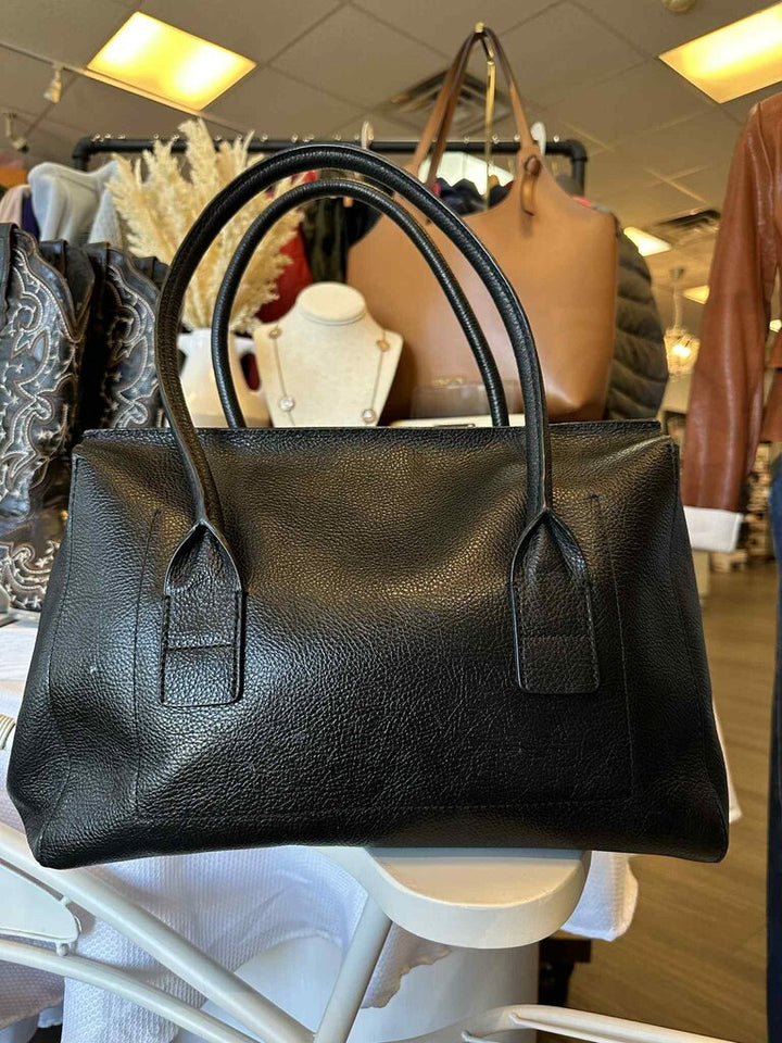 India Hicks Leather Tote