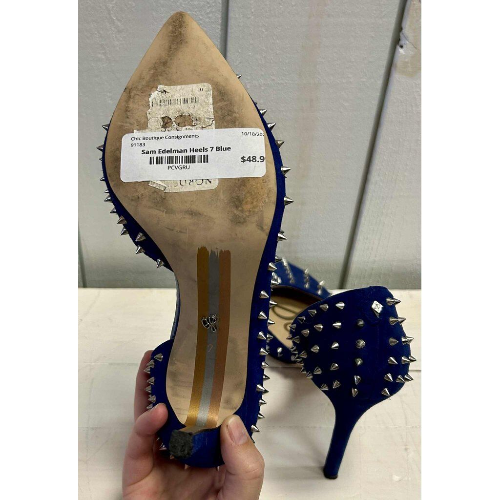 Sam Edelman Hadlee Pointed Toe Spike Heels - Size 7