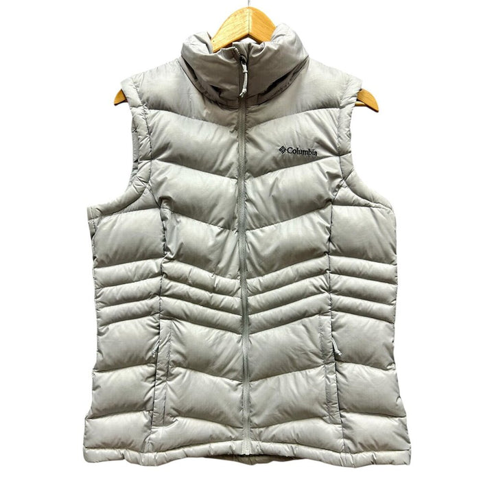 Columbia Down Vest Omni-Heat In Turbodown Gray - Size Large
