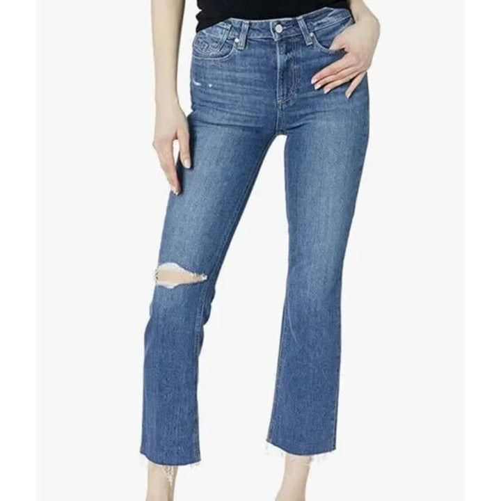 Paige Vintage Colette Crop Flare Jeans - Size 27