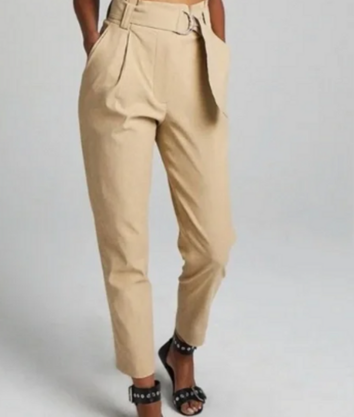 ALC Diego Linen Paperbag Pants - Size 2