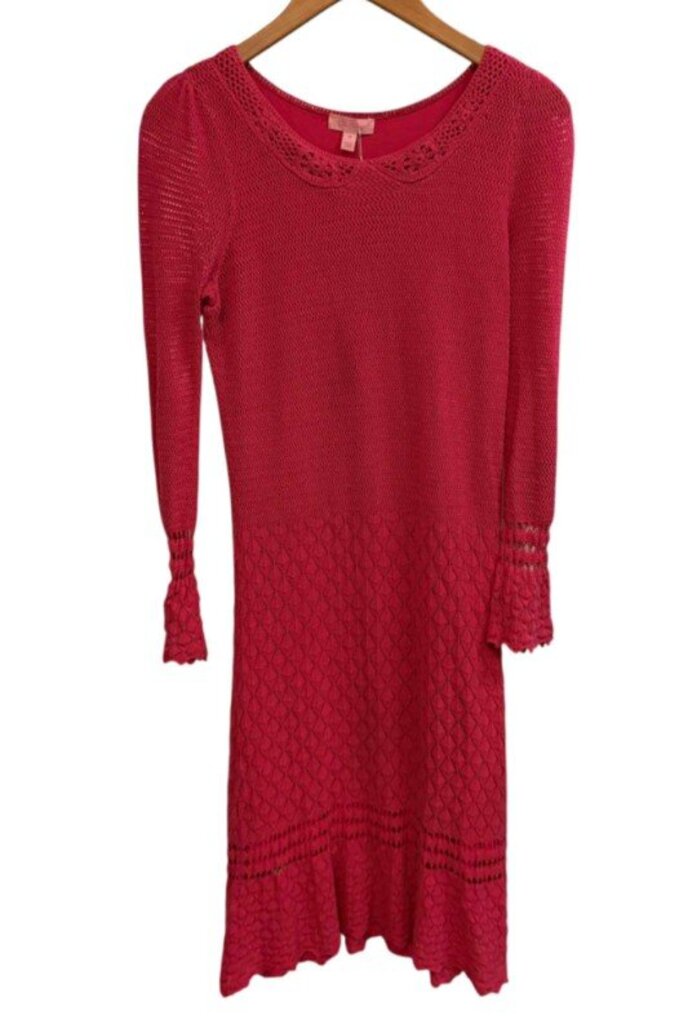 Lilly Pulitzer Crochet Midi Dress - Size Medium