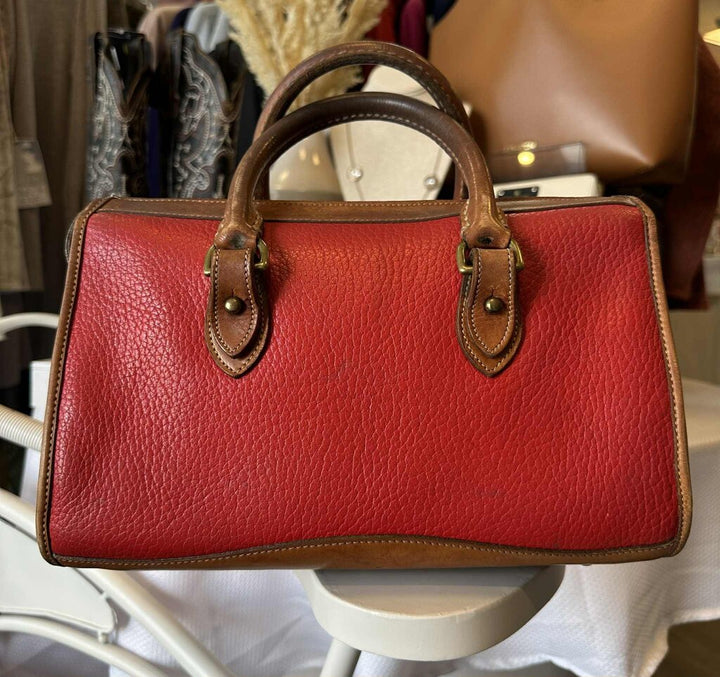 Dooney & Bourke Boston Red Leather Bag