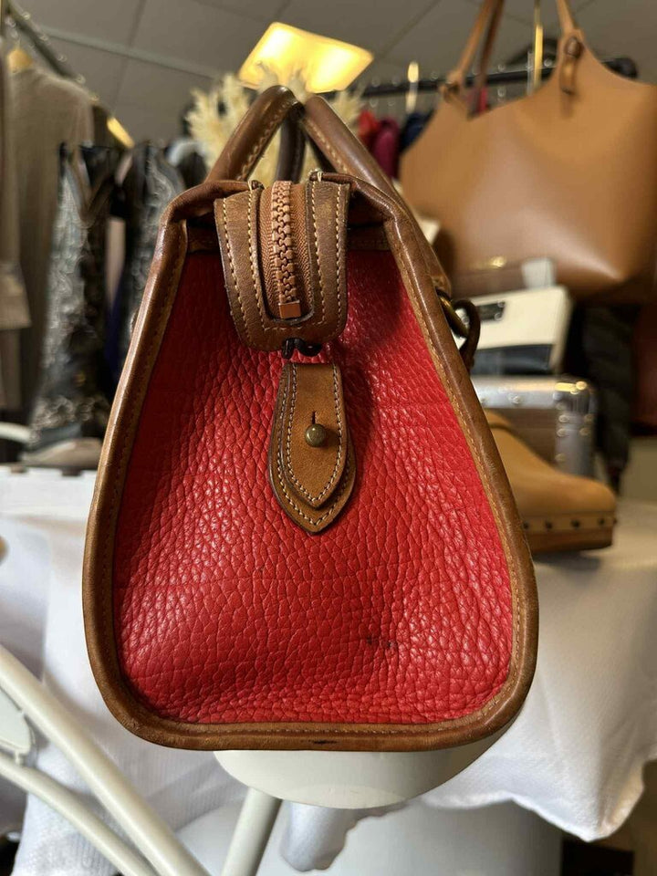 Dooney & Bourke Boston Red Leather Bag