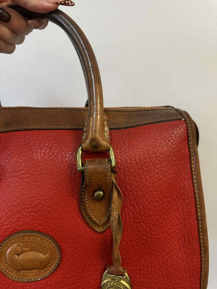 Dooney & Bourke Boston Red Leather Bag