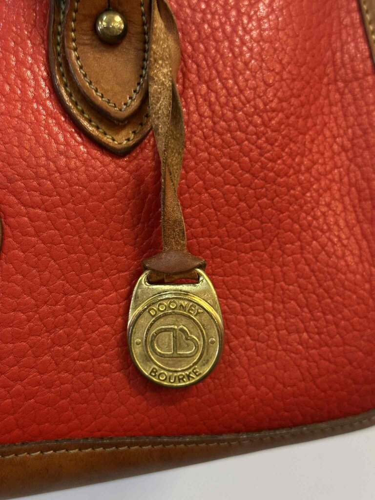 Dooney & Bourke Boston Red Leather Bag