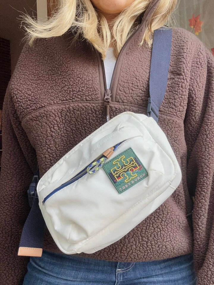 Tory Burch Ripstop Crossbody in Snow White