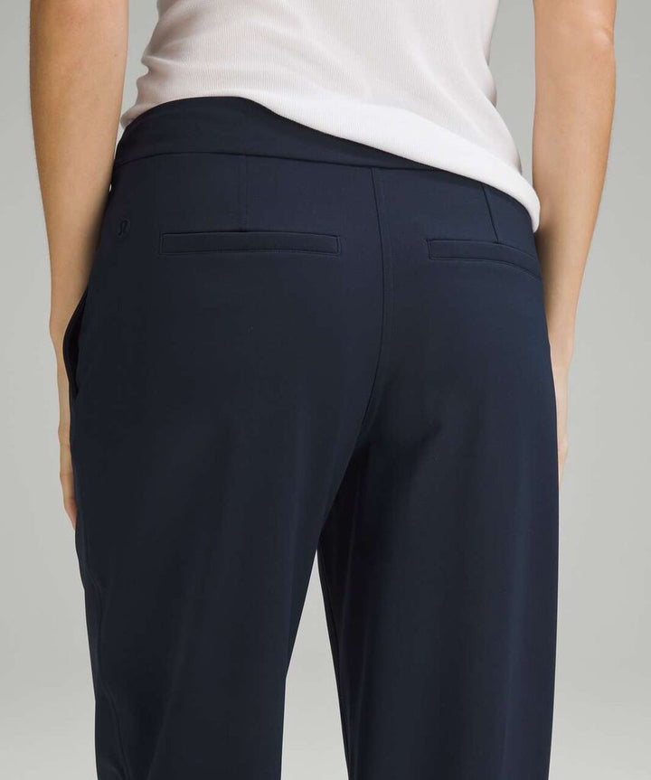 Lululemon Luxtreme Mid-Rise Straight-Leg Trouser in True Navy - Size Small