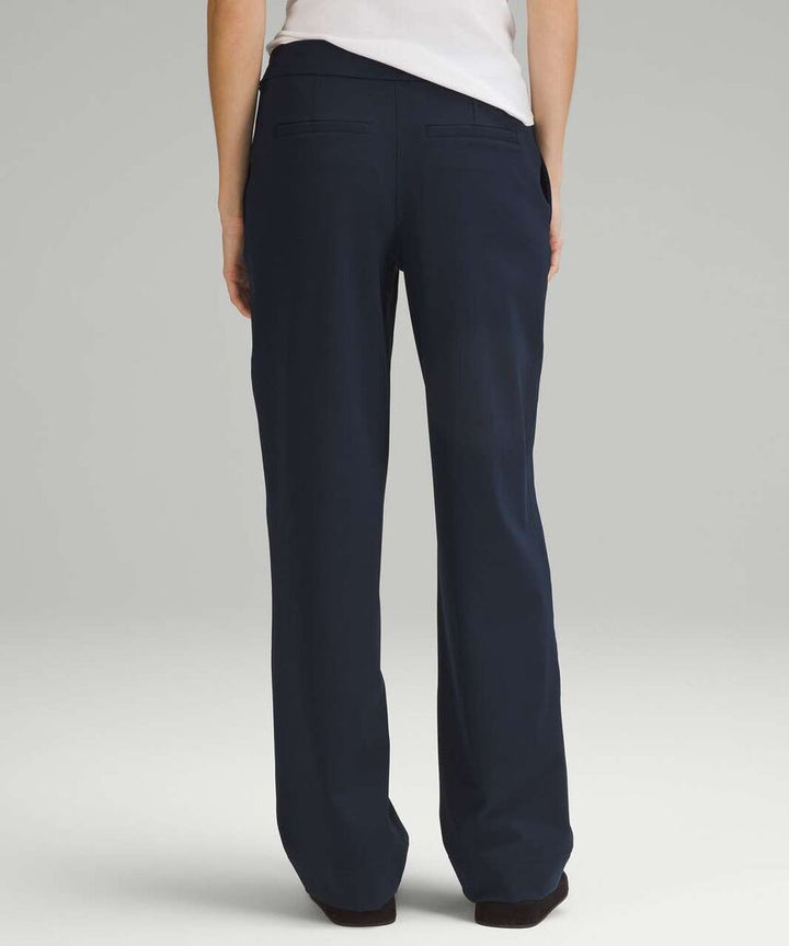 Lululemon Luxtreme Mid-Rise Straight-Leg Trouser in True Navy - Size Small