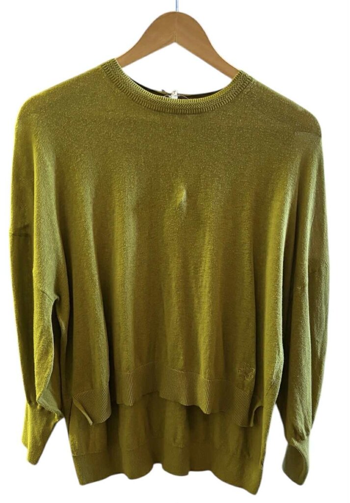 Ted Baker Long Sleeve Lightweight Jumper In Green - Size 2