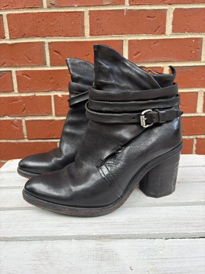A.S. 98 Belted Leather Boots (Retails for $400) - Size 38