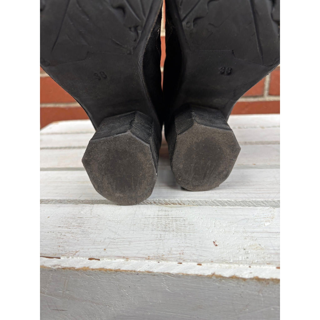 A.S. 98 Belted Leather Boots (Retails for $400) - Size 38