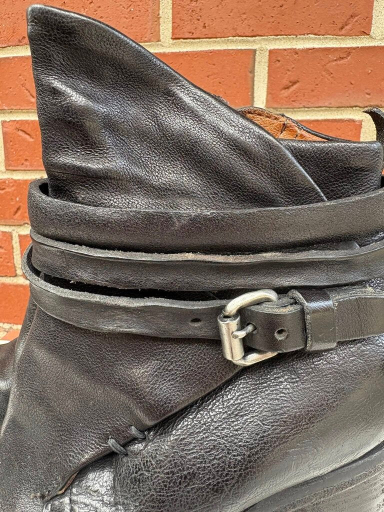 A.S. 98 Belted Leather Boots (Retails for $400) - Size 38
