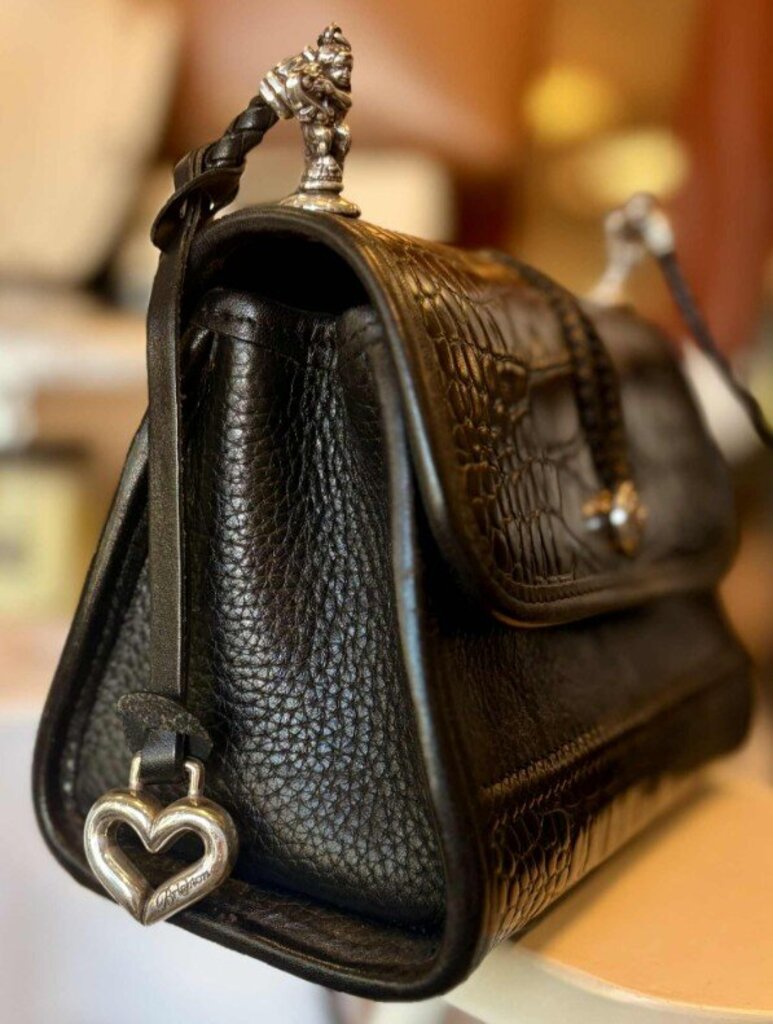 Brighton Croc Embossed Crossbody