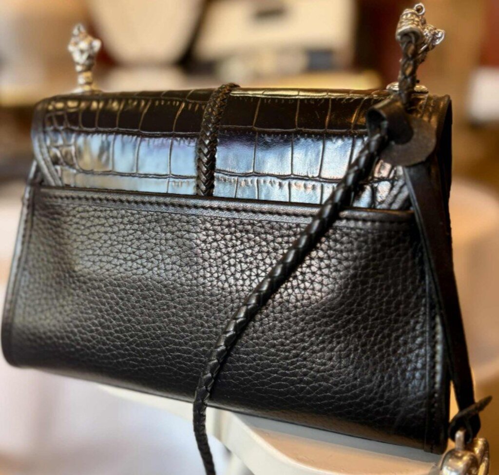 Brighton Croc Embossed Crossbody