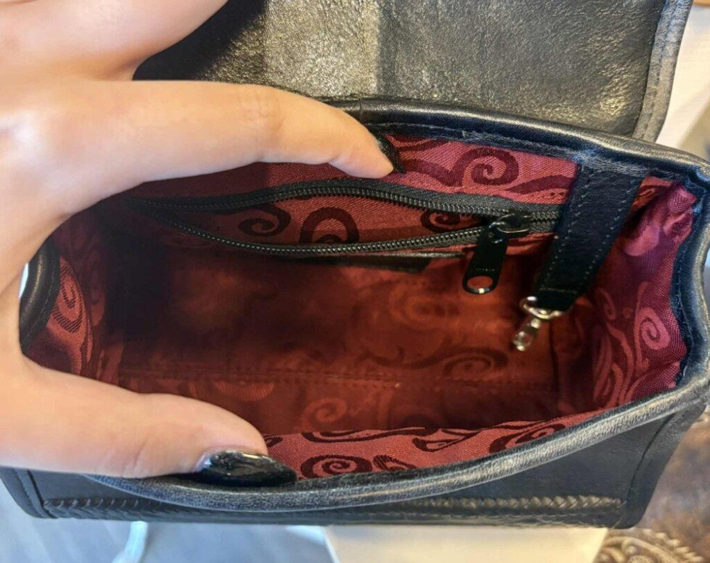 Brighton Croc Embossed Crossbody