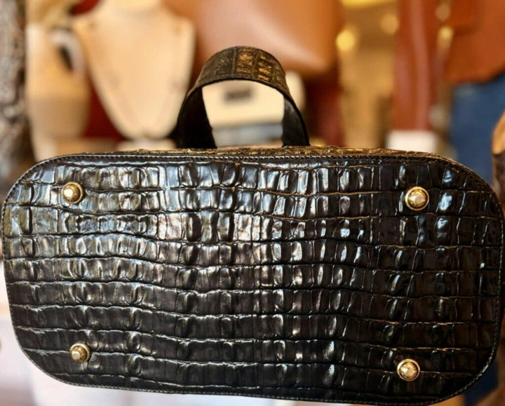Brahmin Croc Embossed Tote