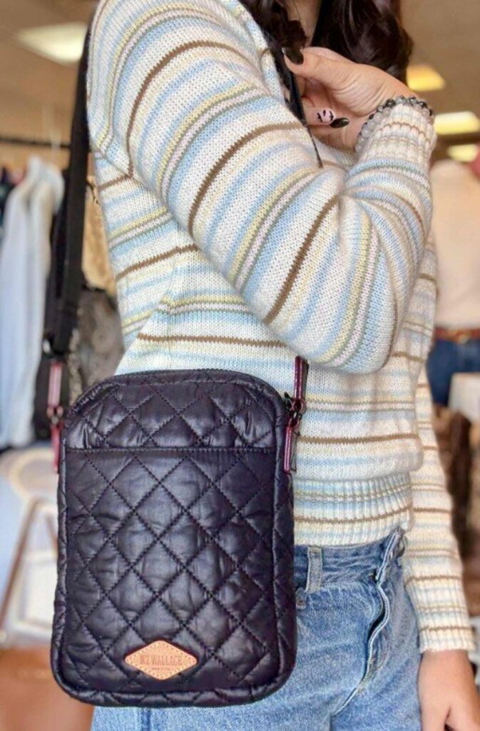 MZ Wallace Small Metro Quilted Crossbody Bag